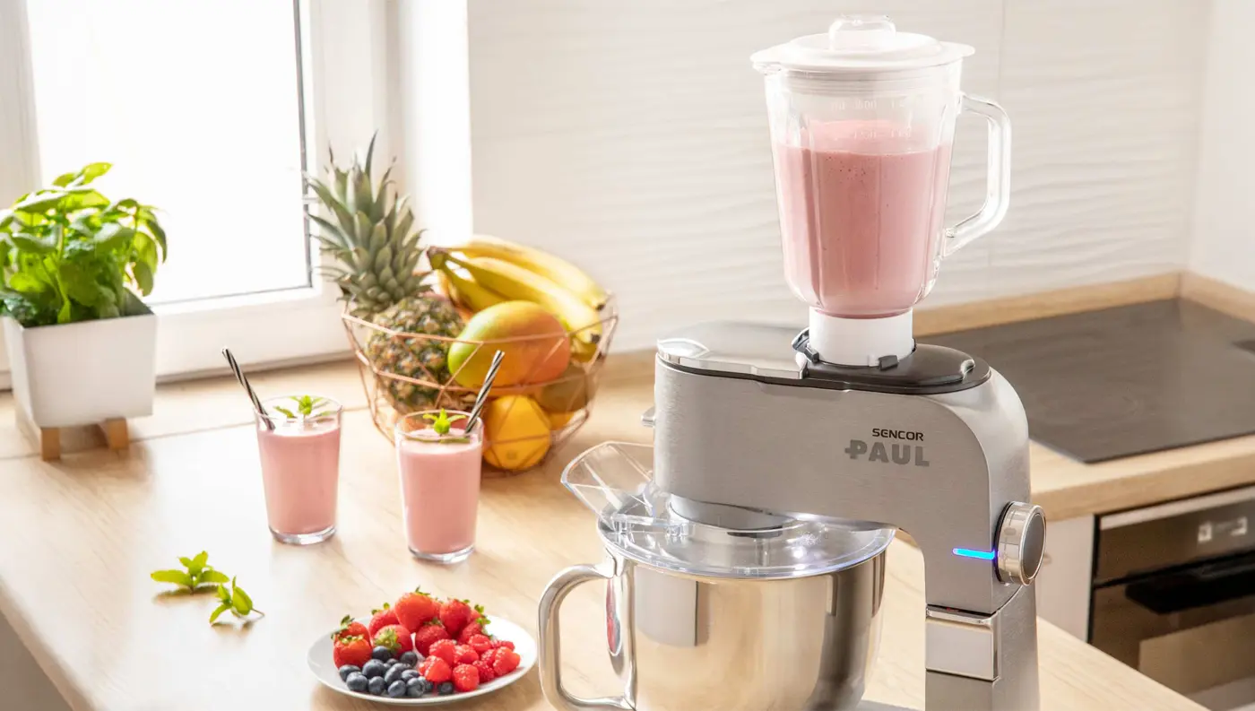 Sklenený mixér pre polievky aj smoothie