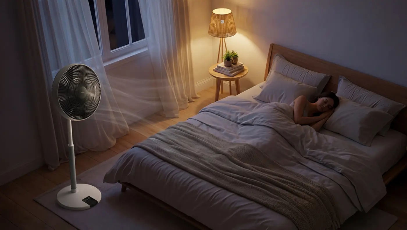 Rendkívül csendes, már 23 dB-es működés a Sencor állóventilátorral