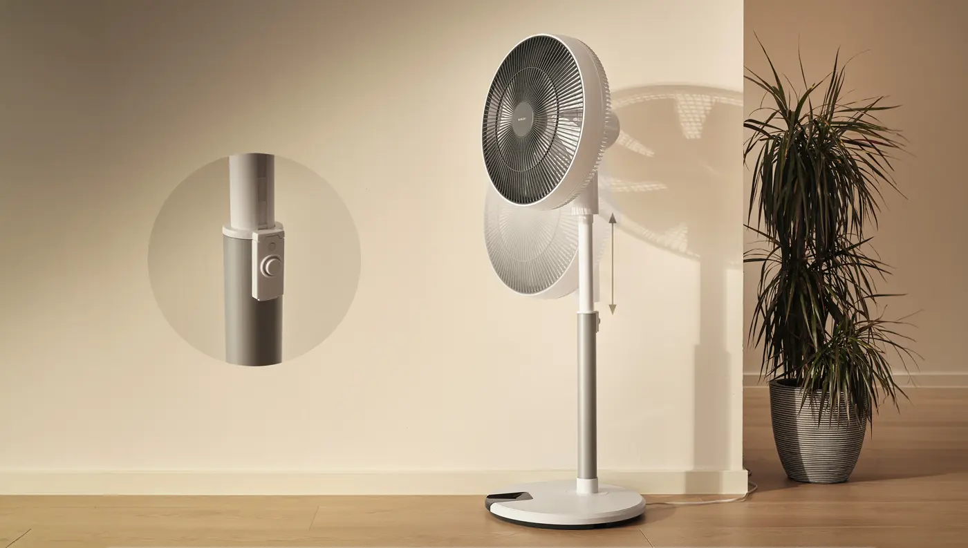 90 és 110 cm között állítható magasságú Sencor állóventilátor