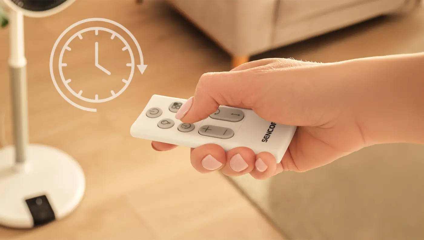 8 órás időzítő a ventilátor automatikus be- és kikapcsolásához