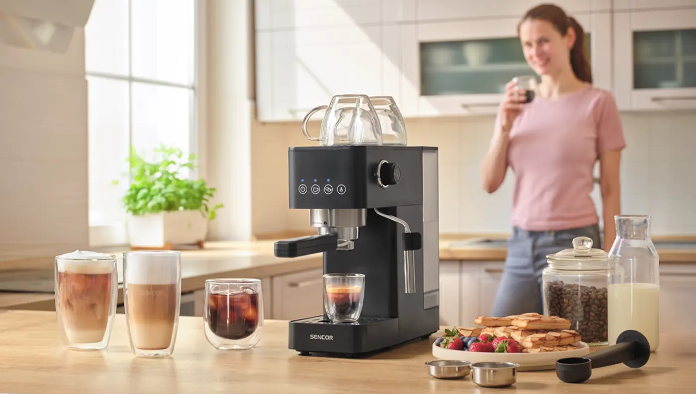 Pákový kávovar pro vynikající Espresso