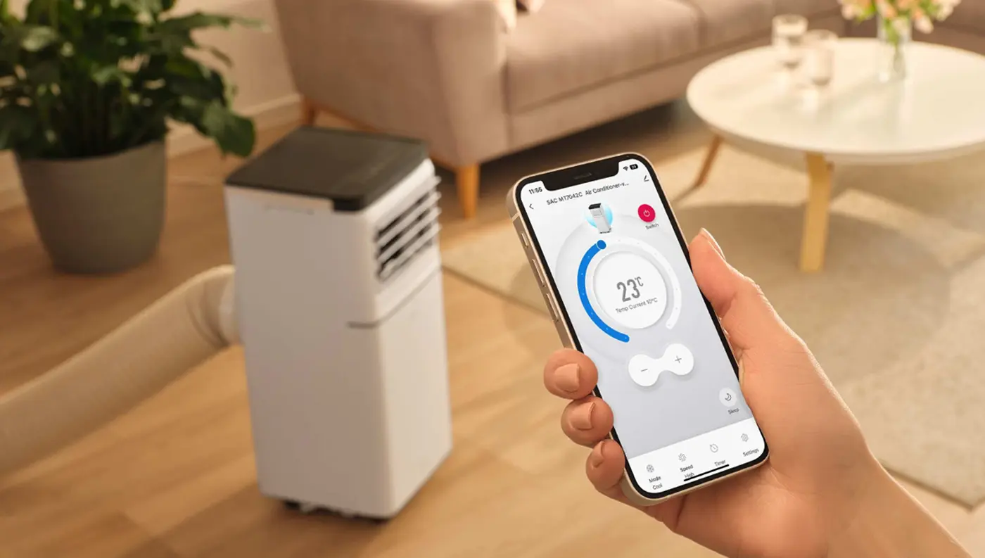 Sencor SAC MT8042C mobil klíma vezérlése Sencor HOME alkalmazással