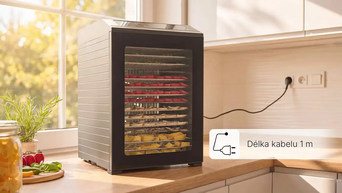 SFD 7300BK Sušička ovoce SENCOR