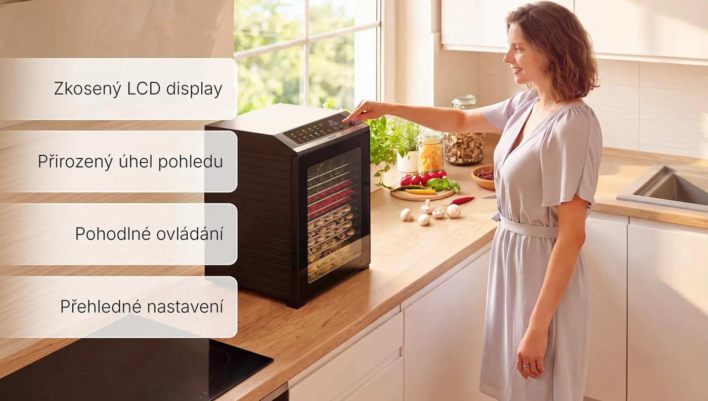 Sušička ovoce SENCOR SFD 8300BK