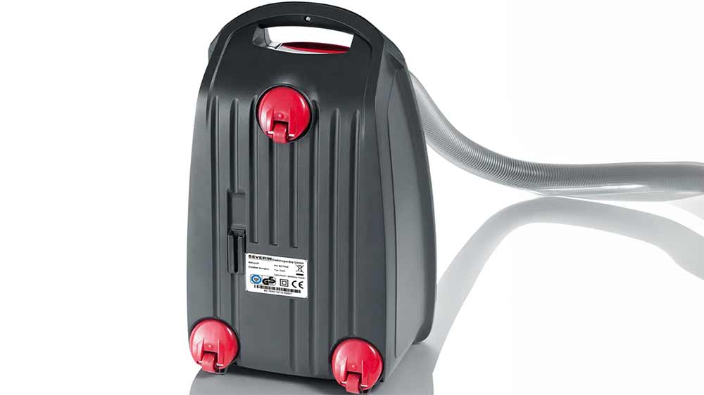 Sáčkový vysavač Severin BC 7045, detail gumových koleček_03