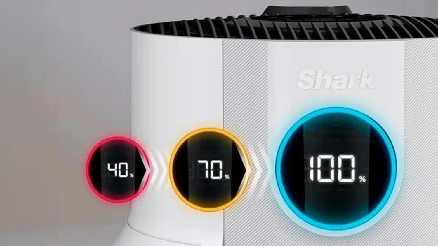 LED displej čističky vzduchu Shark HP300EU Never Change