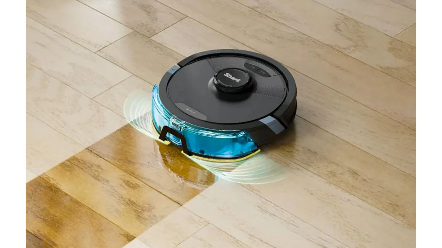Robotický vysavač Shark RV2620WDEU při mopování