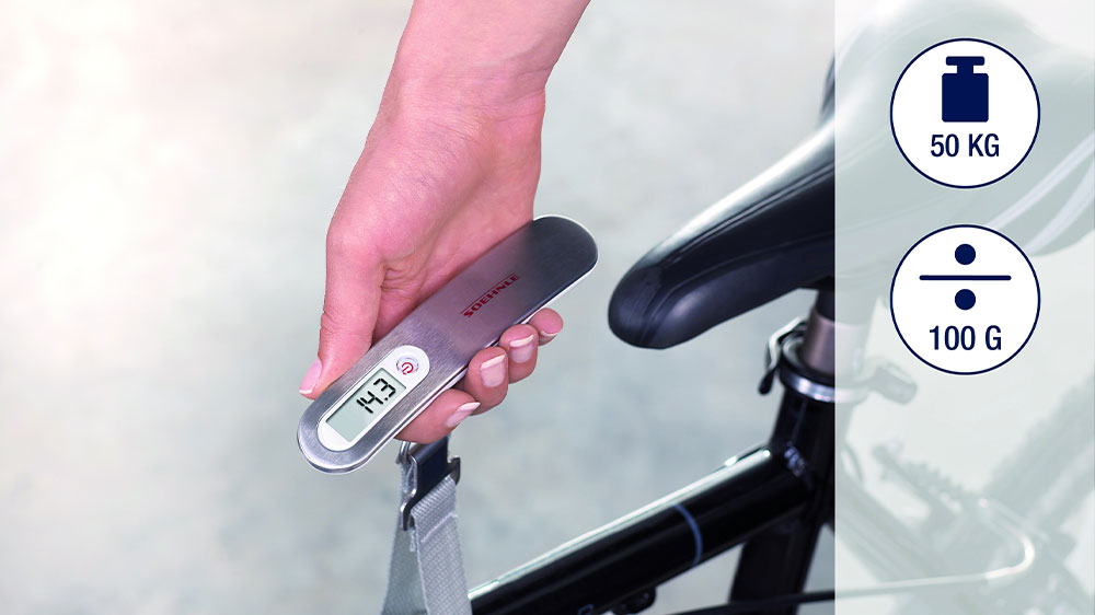 Vážení jízdního kola s ruční váhou Soehnle TRAVEL_03