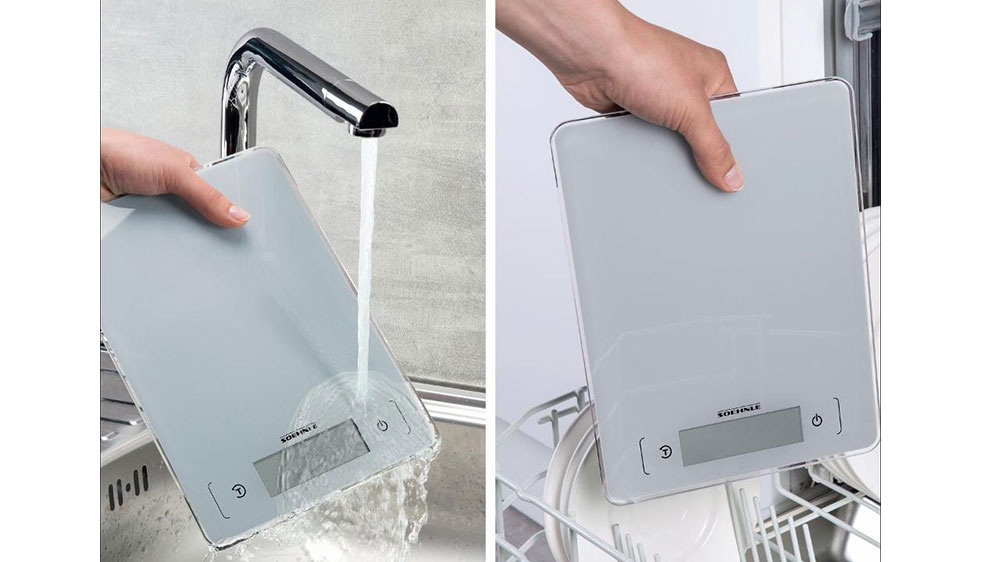 Digitální kuchyňská váha Soehnle Page Aqua Proof – mytí pod tekoucí vodou a vkládání do myčky_03