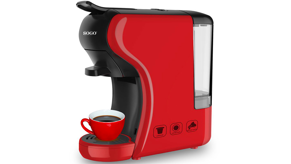 Kapslový kávovar SOGO SS-5675-R 3 v 1