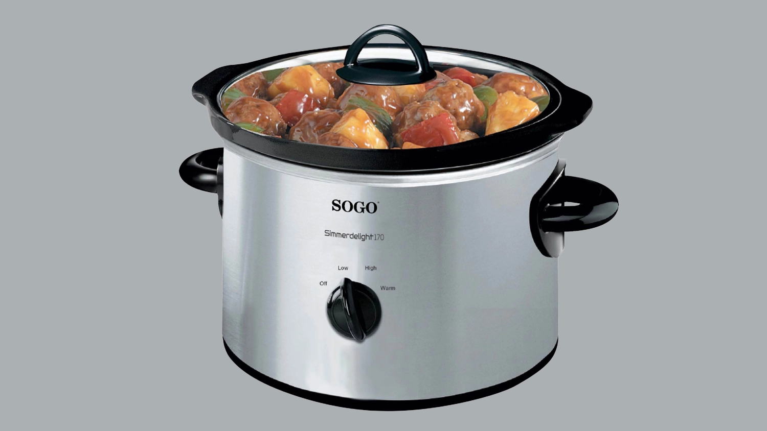 Hrnec na pomal&eacute; vařen&iacute; Sogo SS-10705 pln&yacute; j&iacute;dla
