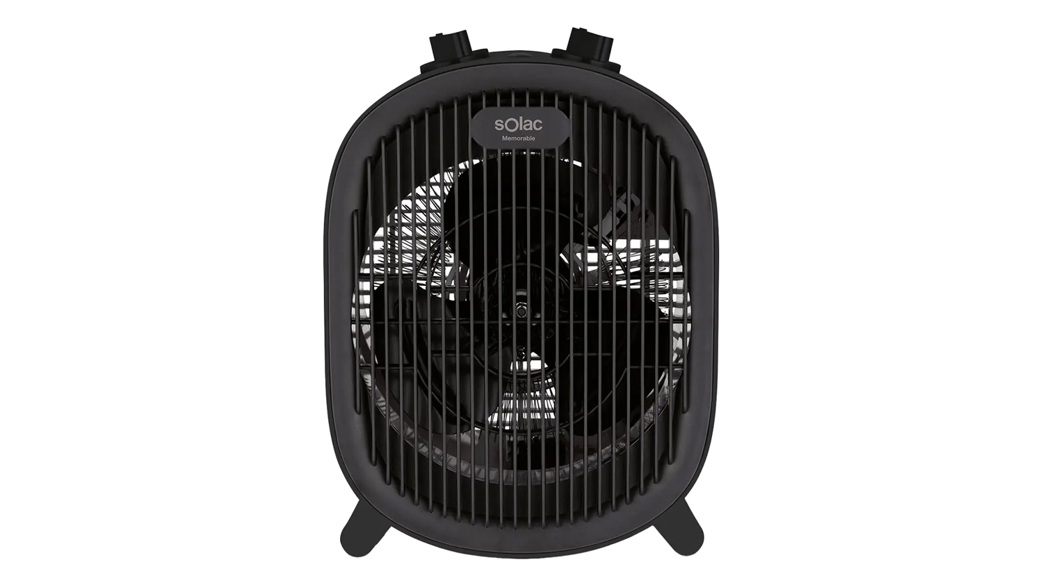 Horkovzdu&scaron;n&yacute; ventil&aacute;tor Solac TV8436 Memorable čern&yacute; předn&iacute; pohled