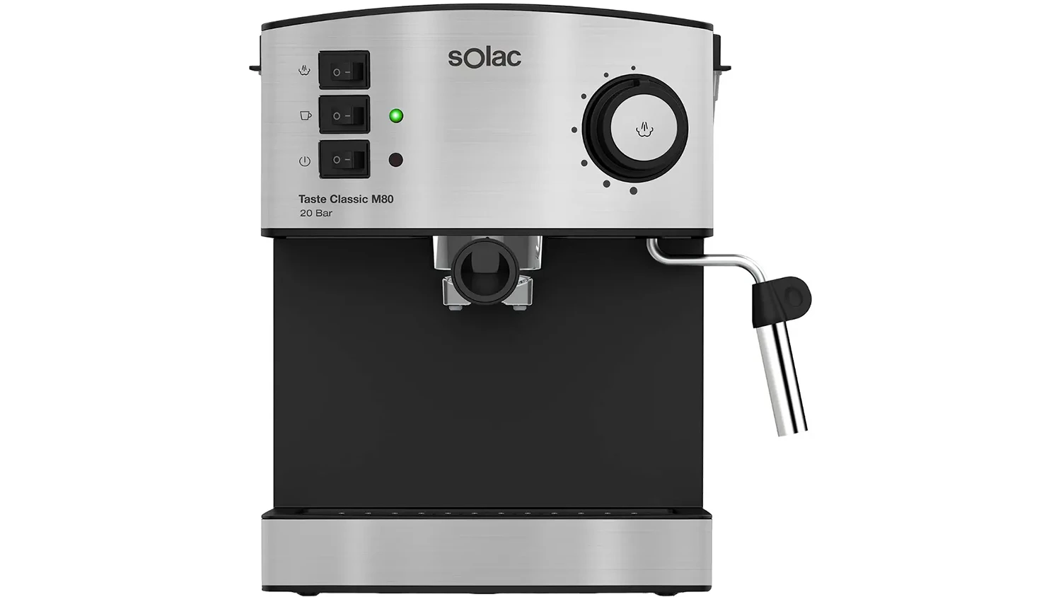 Pákový kávovar Solac CE4483 Taste Classic M80 Inox zepředu