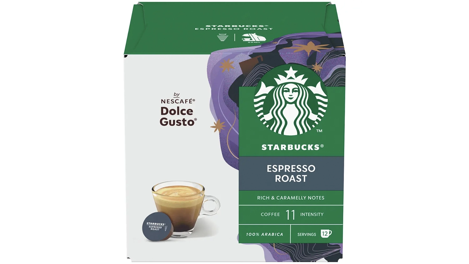 Kapsle Starbucks Dolce Gusto Espresso Roast 12 ks