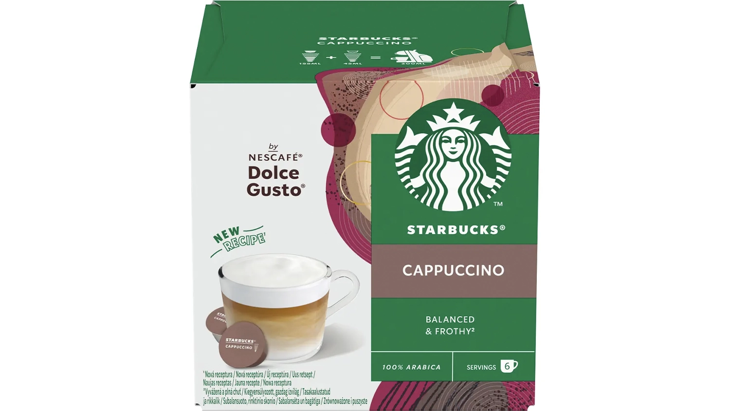 Kapsule Starbucks Dolce Gusto Cappuccino 12 ks