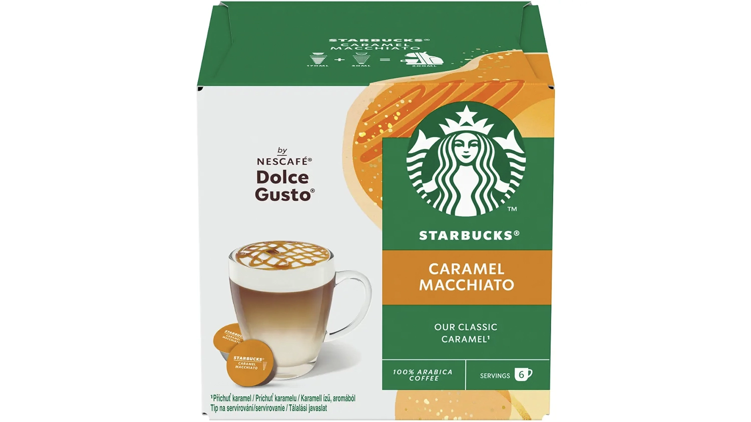 Kapsuly Starbucks Dolce Gusto Caramel Macchiato 12 ks