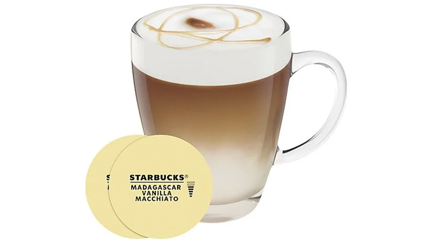 Madagascar Vanilla Macchiato Starbucks pripraven&eacute; z kaps&uacute;l Dolce Gusto