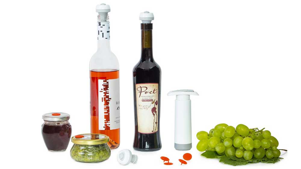 Vakuovací set Status Kliki 160036 se zavařenými sklenicemi_02