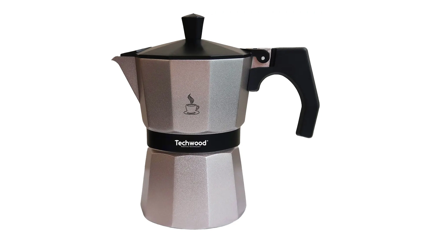 Moka konvička Techwood TCA003 bočn&iacute; pohled