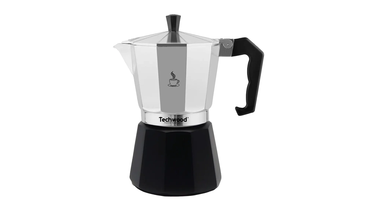 Moka konvička Techwood TCA009 bočn&iacute; pohled