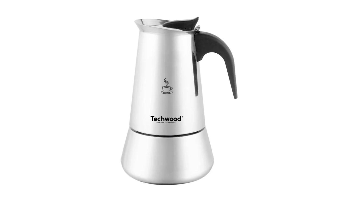 Moka konvička Techwood TCA106I stř&iacute;brn&aacute;