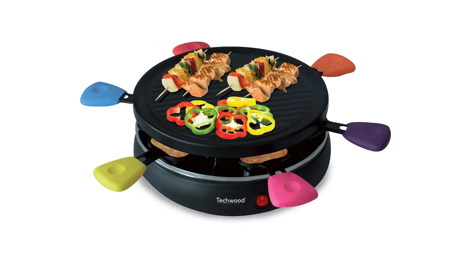 Raclette gril Techwood TRA602 horn&iacute; pohled