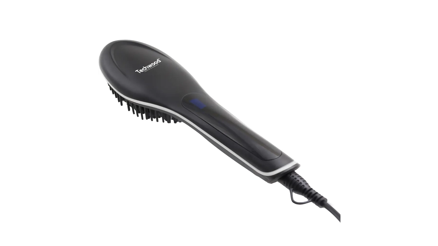Žehlicí kartáč na vlasy Techwood TBC229L černý horní pohled