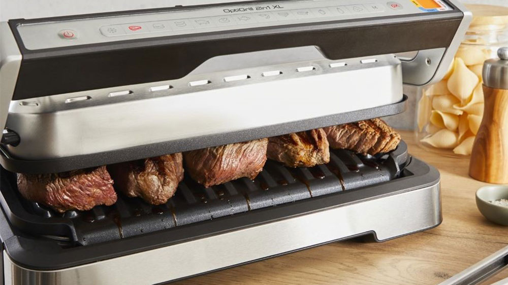 Inteligentní gril Tefal Optigrill 2v1 XL GC728D10 pečící maso_03