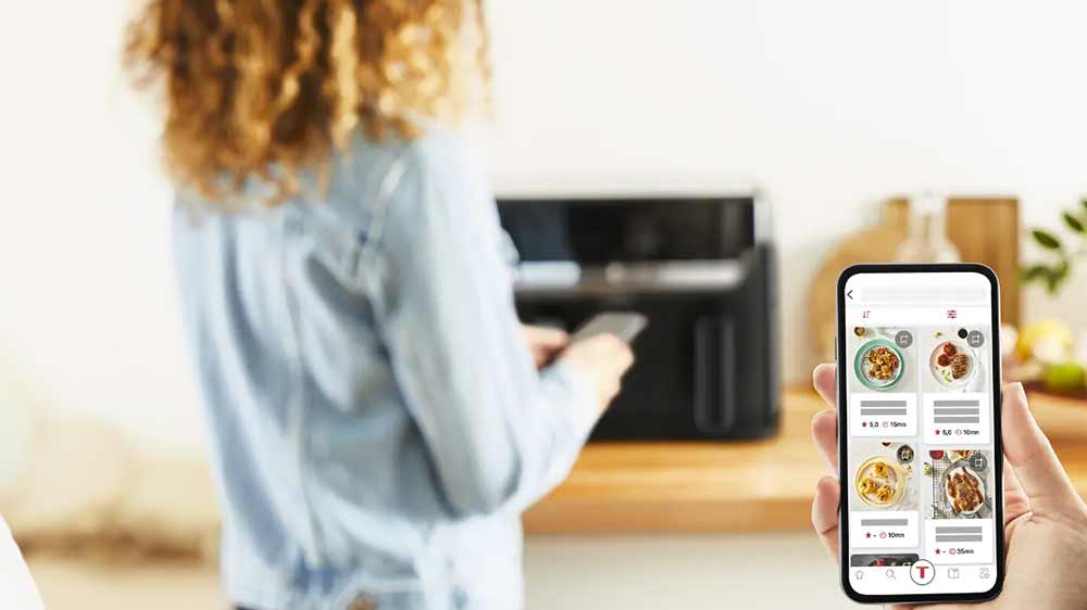 Horkovzdušná fritéza Tefal EY901N10, 7 automatických programů_03