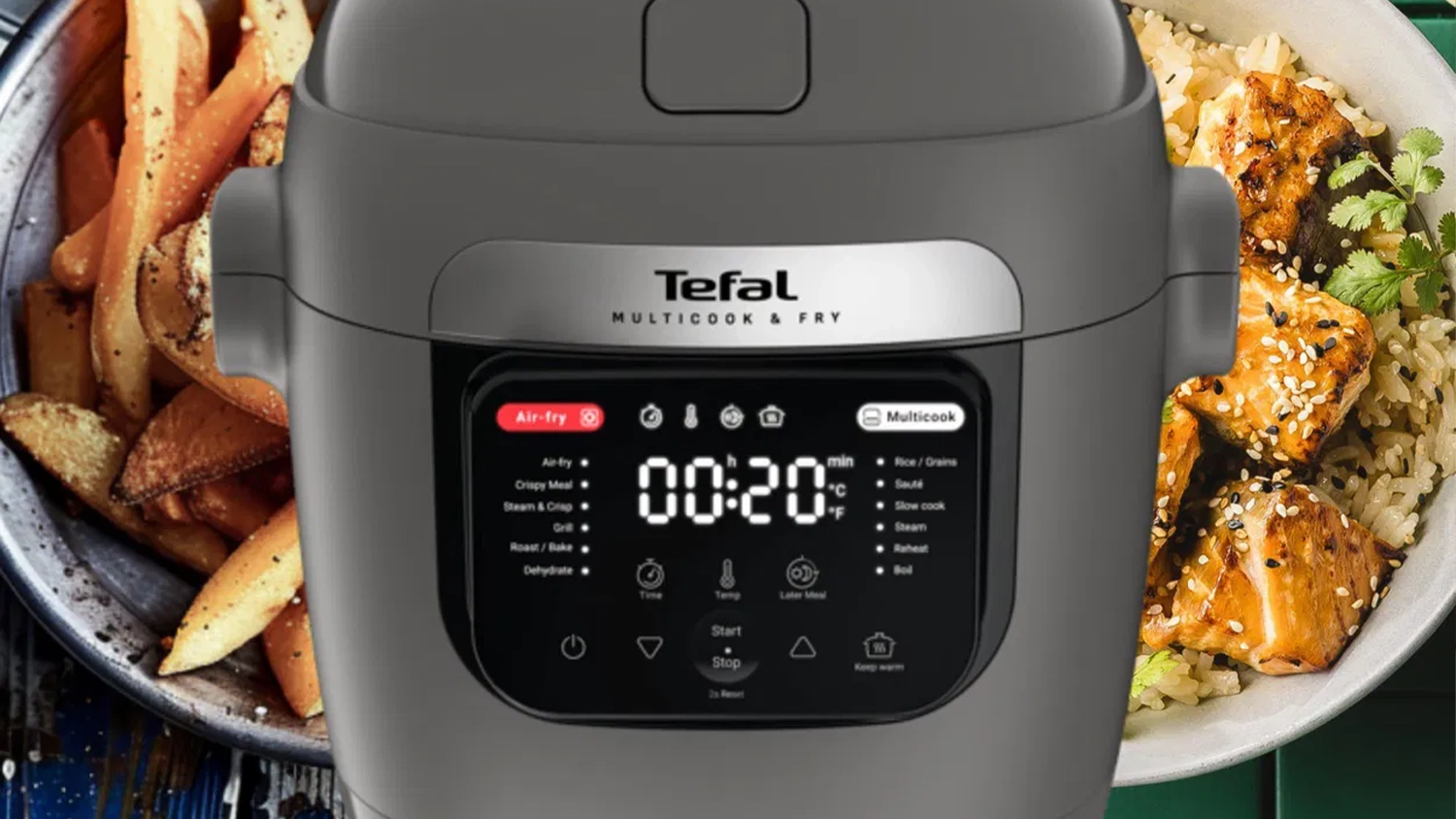 Připravené pokrmy pomocí multifunkčního hrnce Tefal MY731BF0