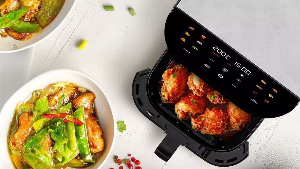 Fritéza TESLA AirCook Q70 XXL WiFi Pro pečení_02