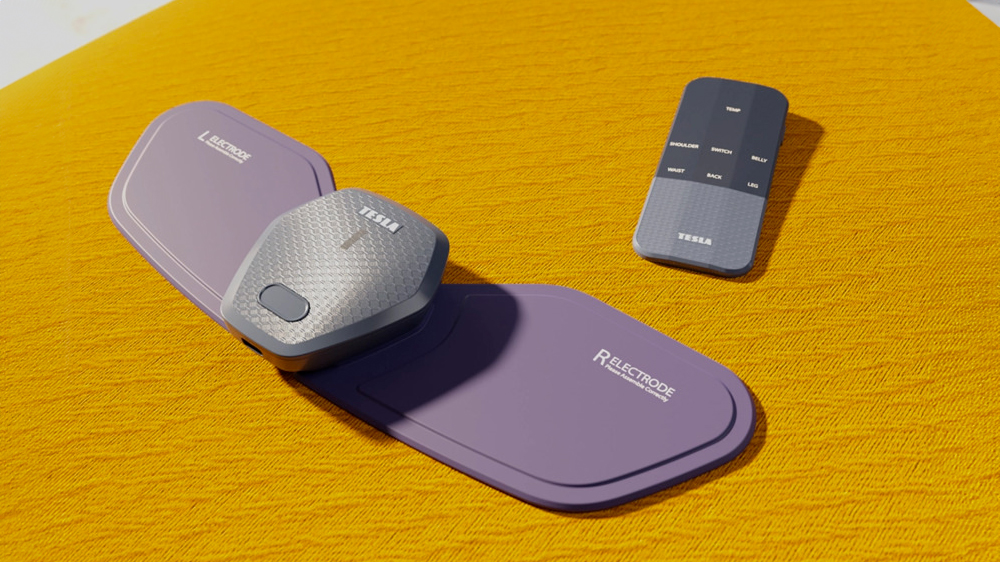 Hřejivá masáž TESLA s ovládáním_02