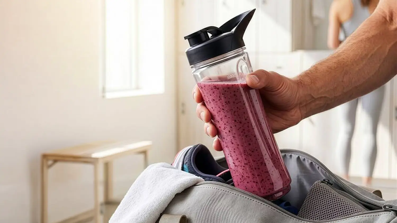 Přenosná smoothie láhev stolního mixéru Tesla CrunchX Power NF650