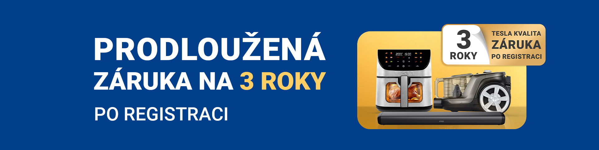 Tesla záruka banner