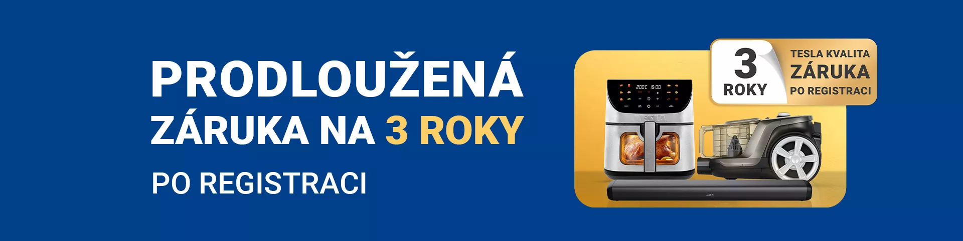 Tesla záruka banner