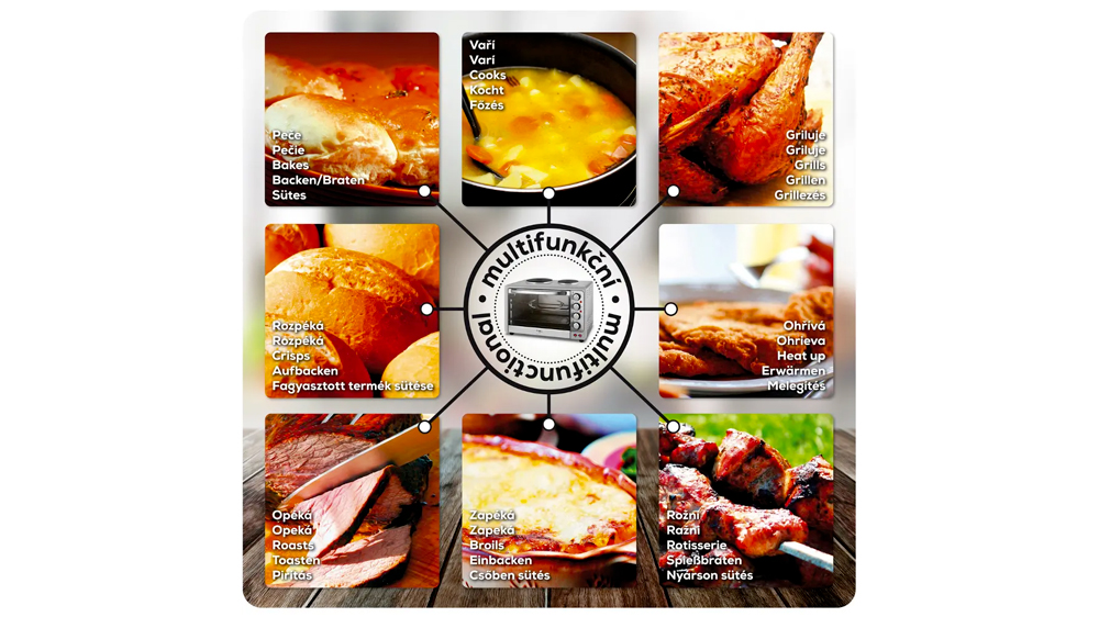 Ukázky možností přípravy jídla v mini troubě Vigan EO45L-2P_02