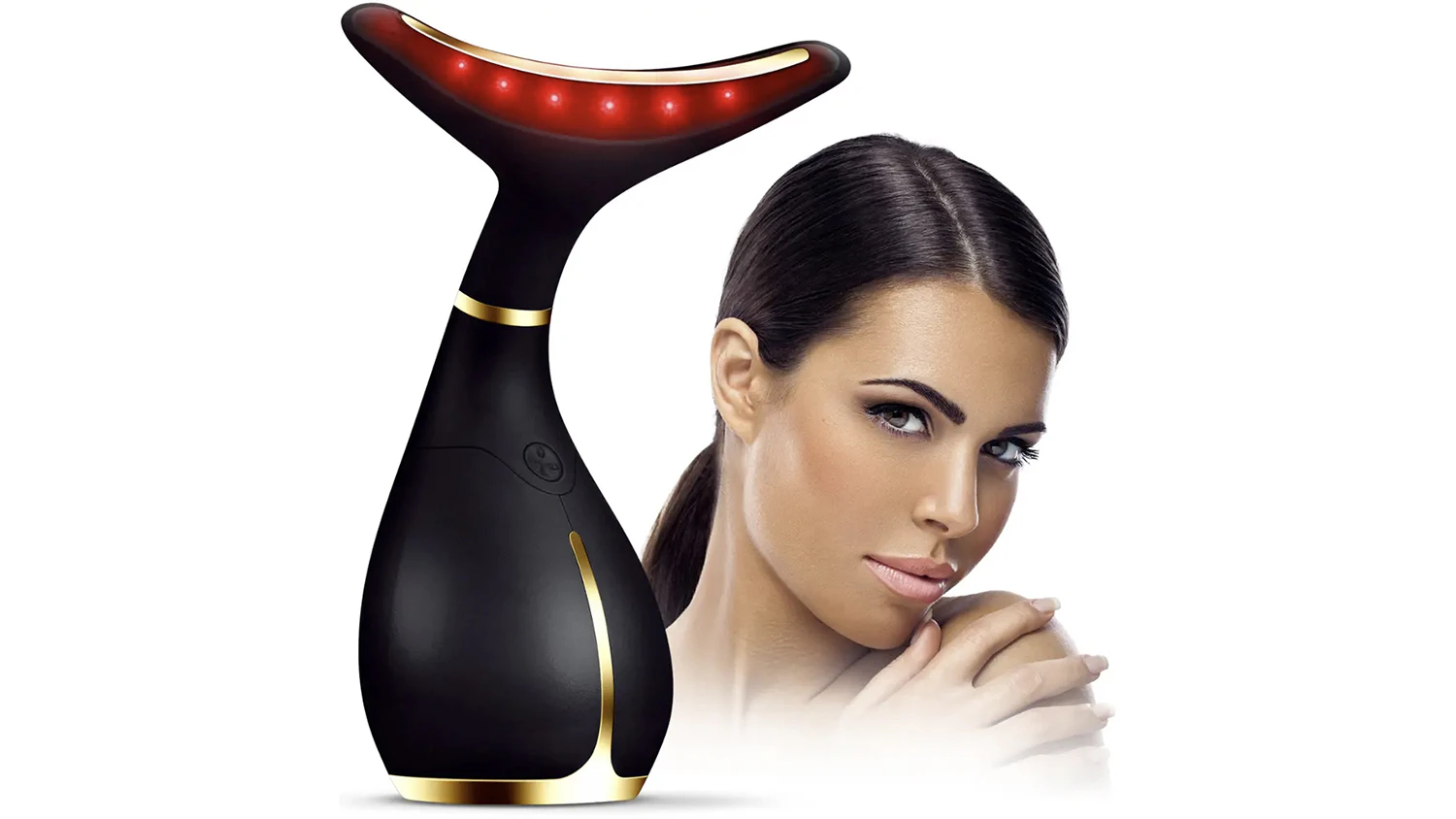Žena s mas&aacute;žn&iacute;m př&iacute;strojem Vigan Lady ONE Gold edition