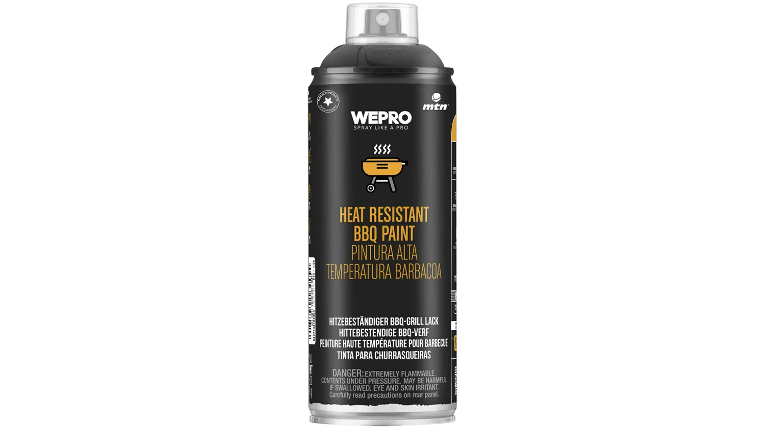 Farba na gril Wepro 400 ml, čierna