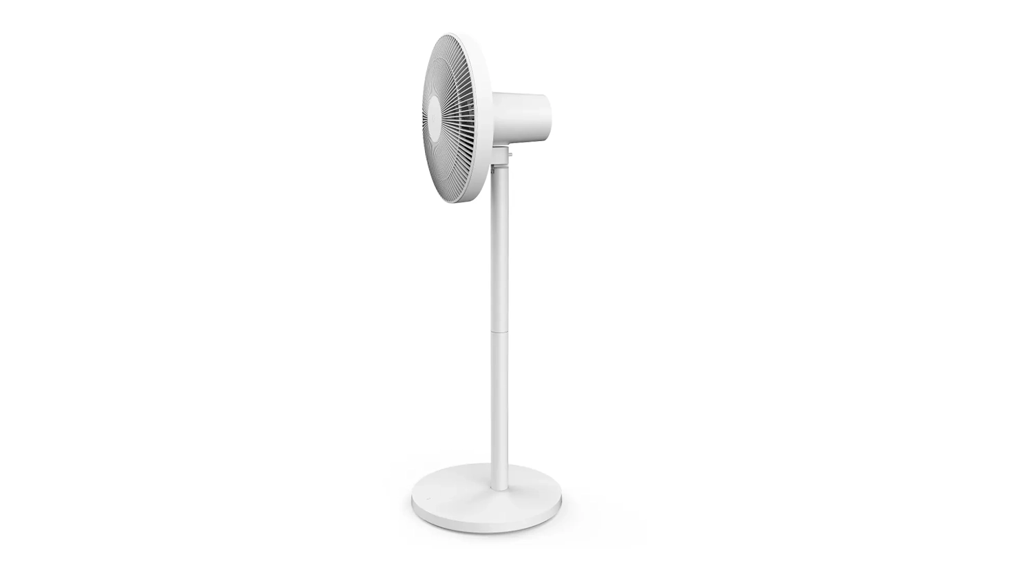 Inteligentn&yacute; ventil&aacute;tor Xiaomi Mi Smart Standing Fan 2 Lite biely bočn&yacute; pohľad