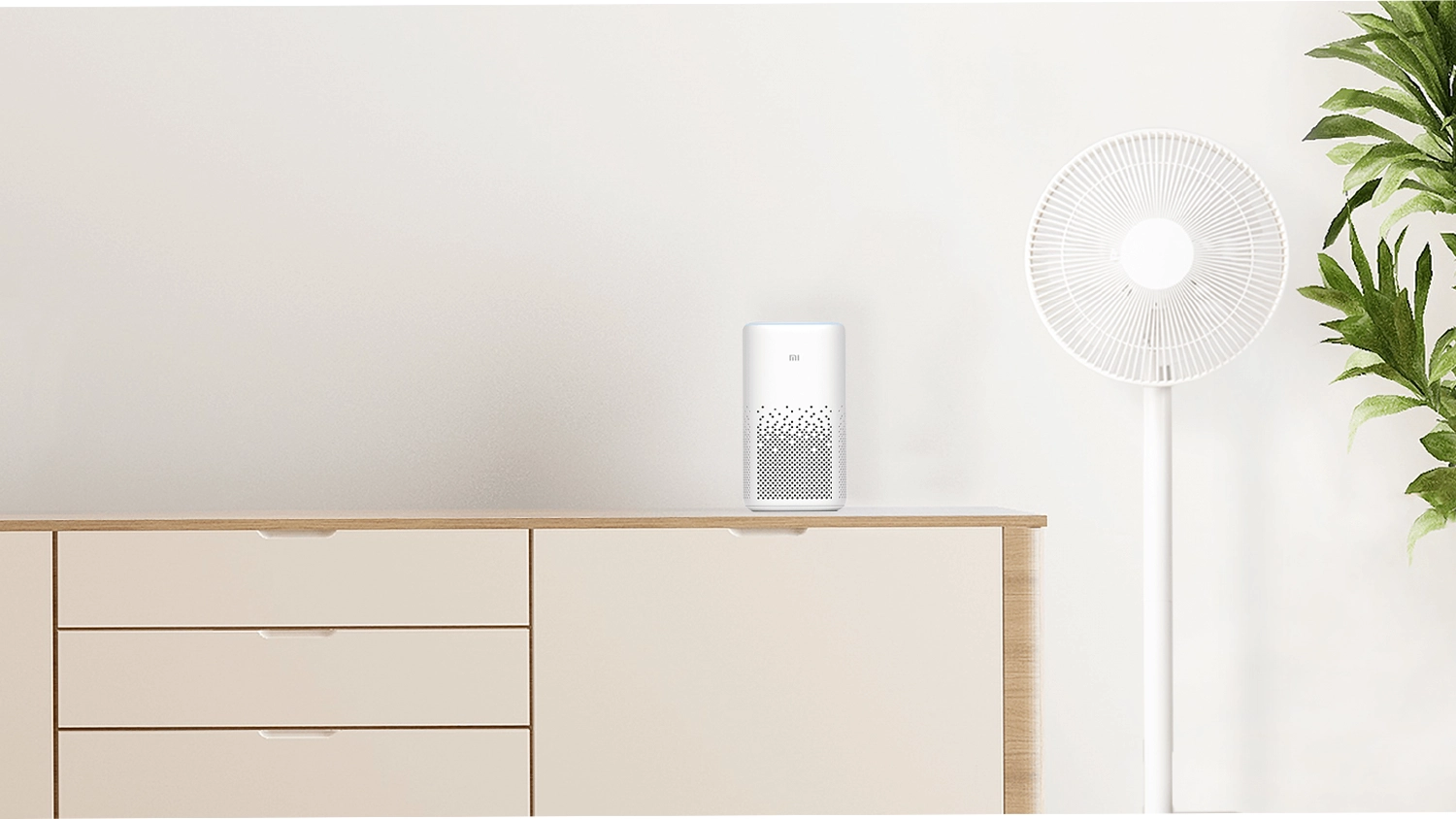 Inteligentn&yacute; ventil&aacute;tor Xiaomi Mi Smart Standing Fan 2 Lite v interi&eacute;ri