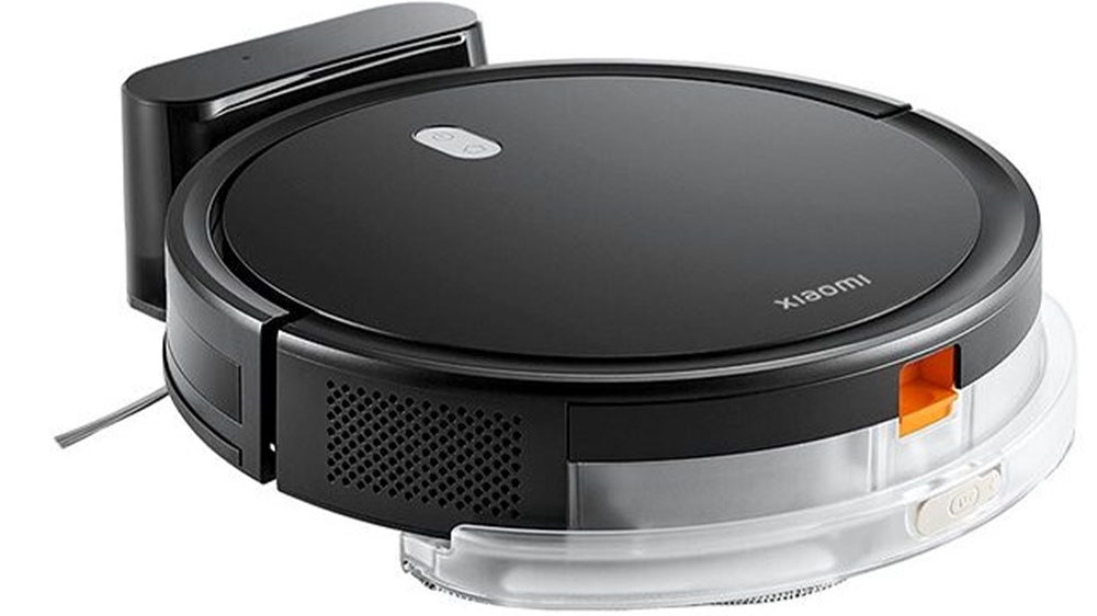Robotický vysavač s mopem Xiaomi E5 v nabíjecí stanici z boku_02