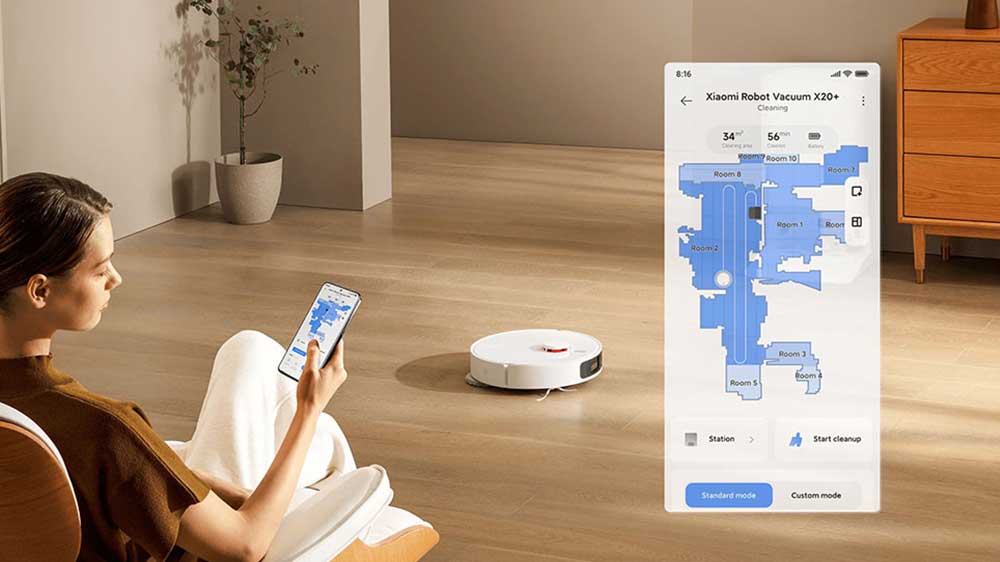 Ovládání robotického vysavače Xiaomi X20 Pro EU přes aplikaci_06