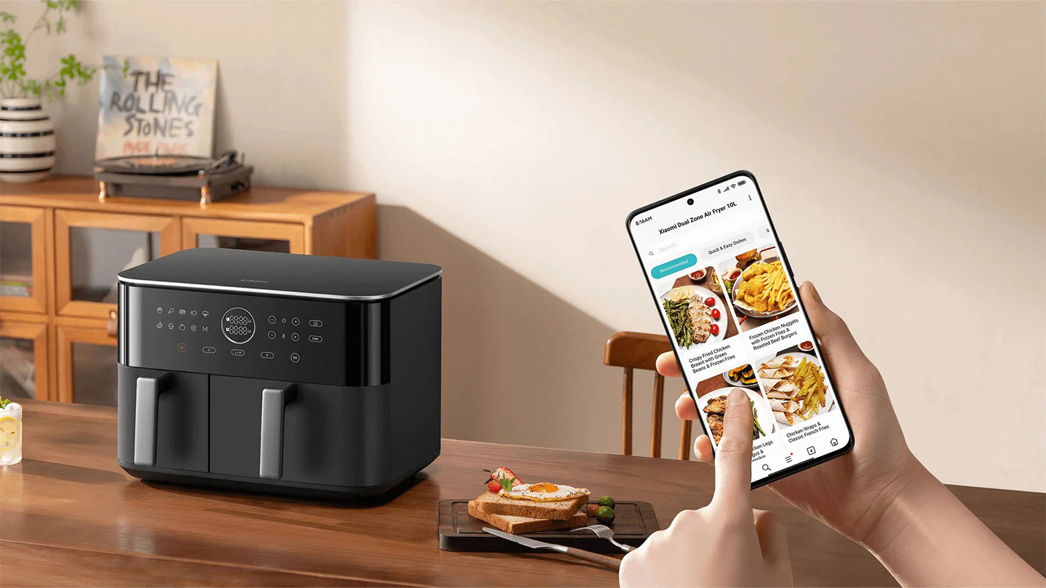 Ovl&aacute;danie Xiaomi Dual Zone Air Fryer cez mobiln&uacute; aplik&aacute;ciu