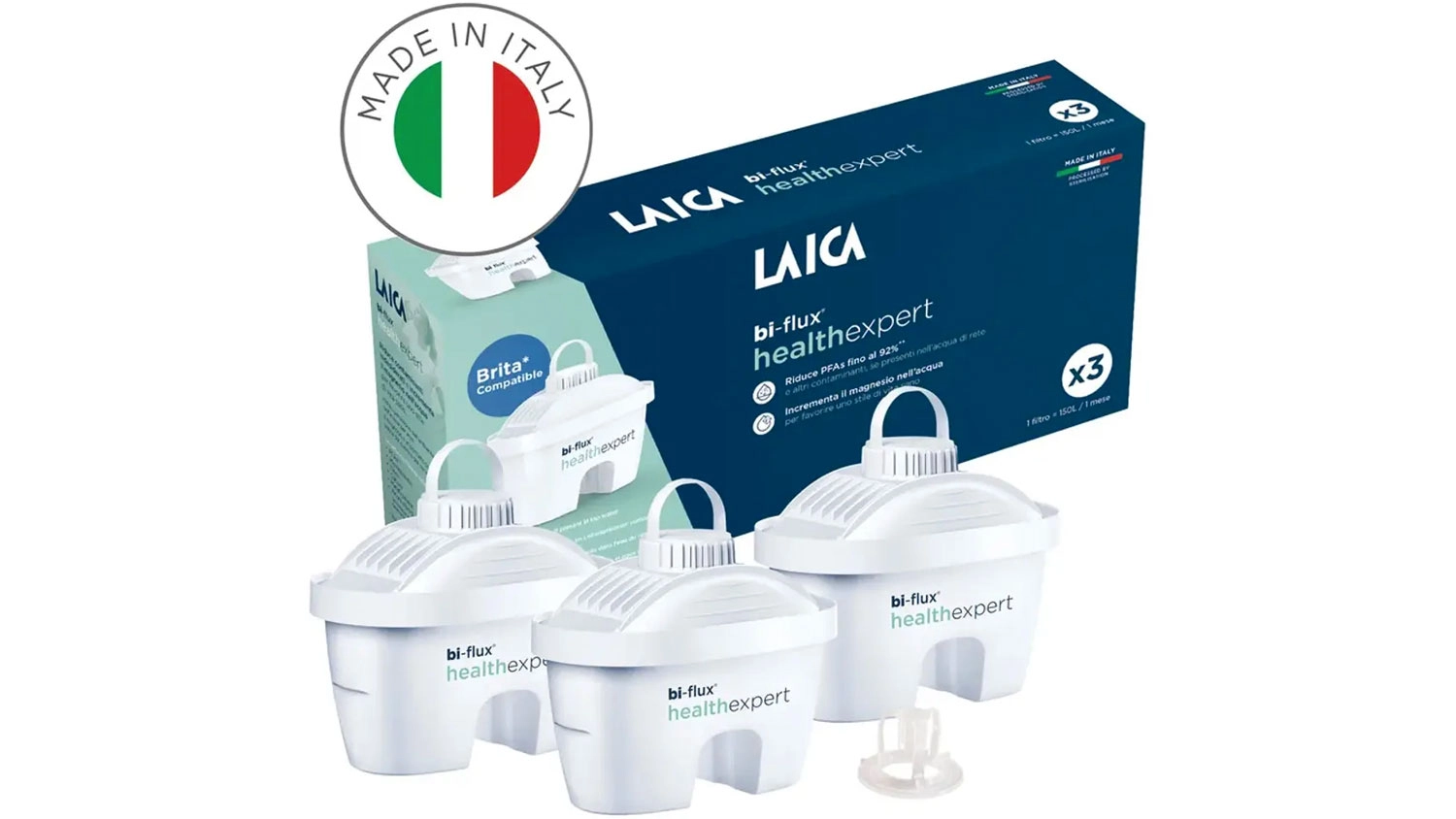 Filtre do kanvice Laica Bi-Flux Healthexpert Slim P3M 3 ks