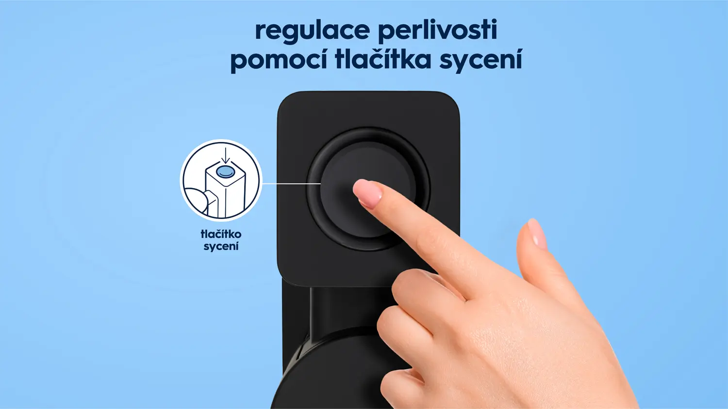 Regulace perlivosti podle chuti.