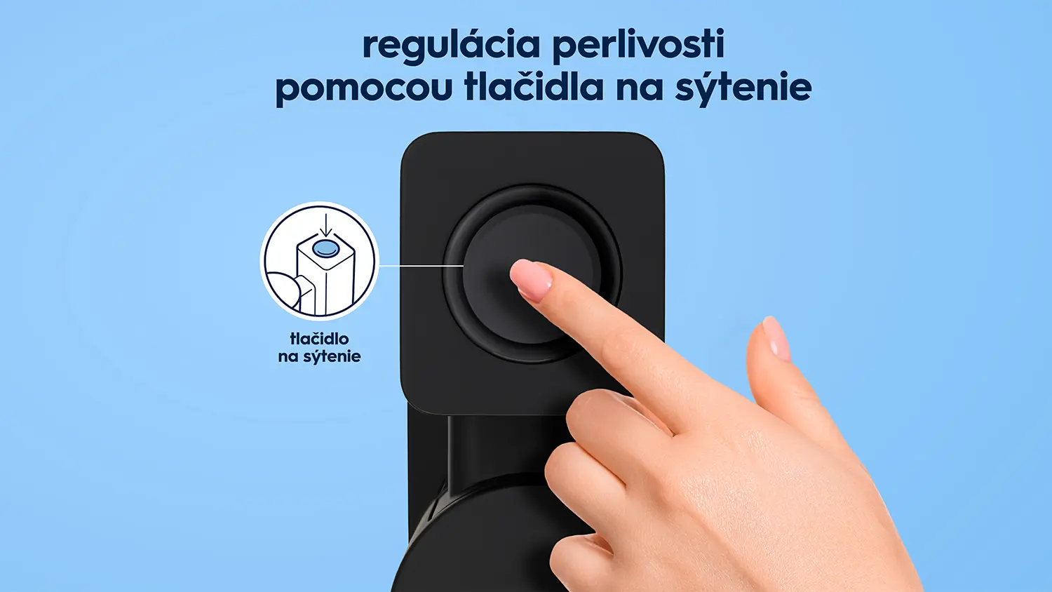 Regulácia perlivosti podľa chuti.