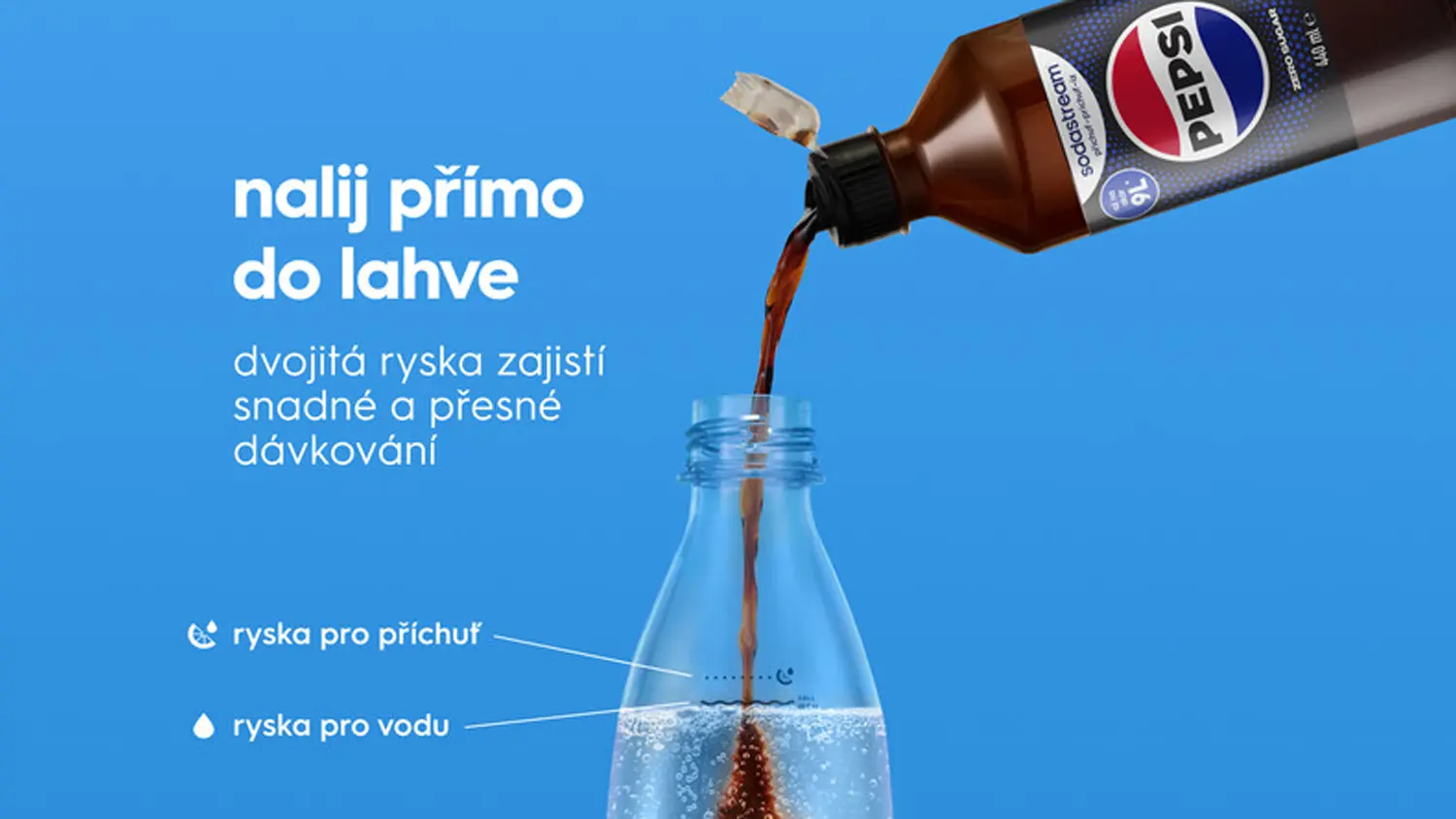 Příchuť Pepsi.