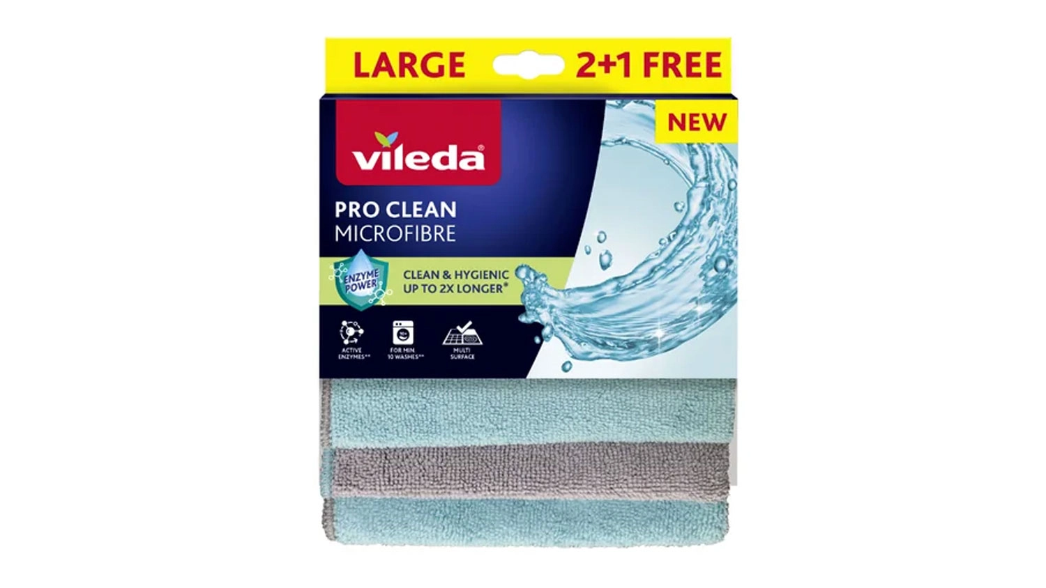 Mikrohandrička Vileda Pro Clean 2+1 ks
