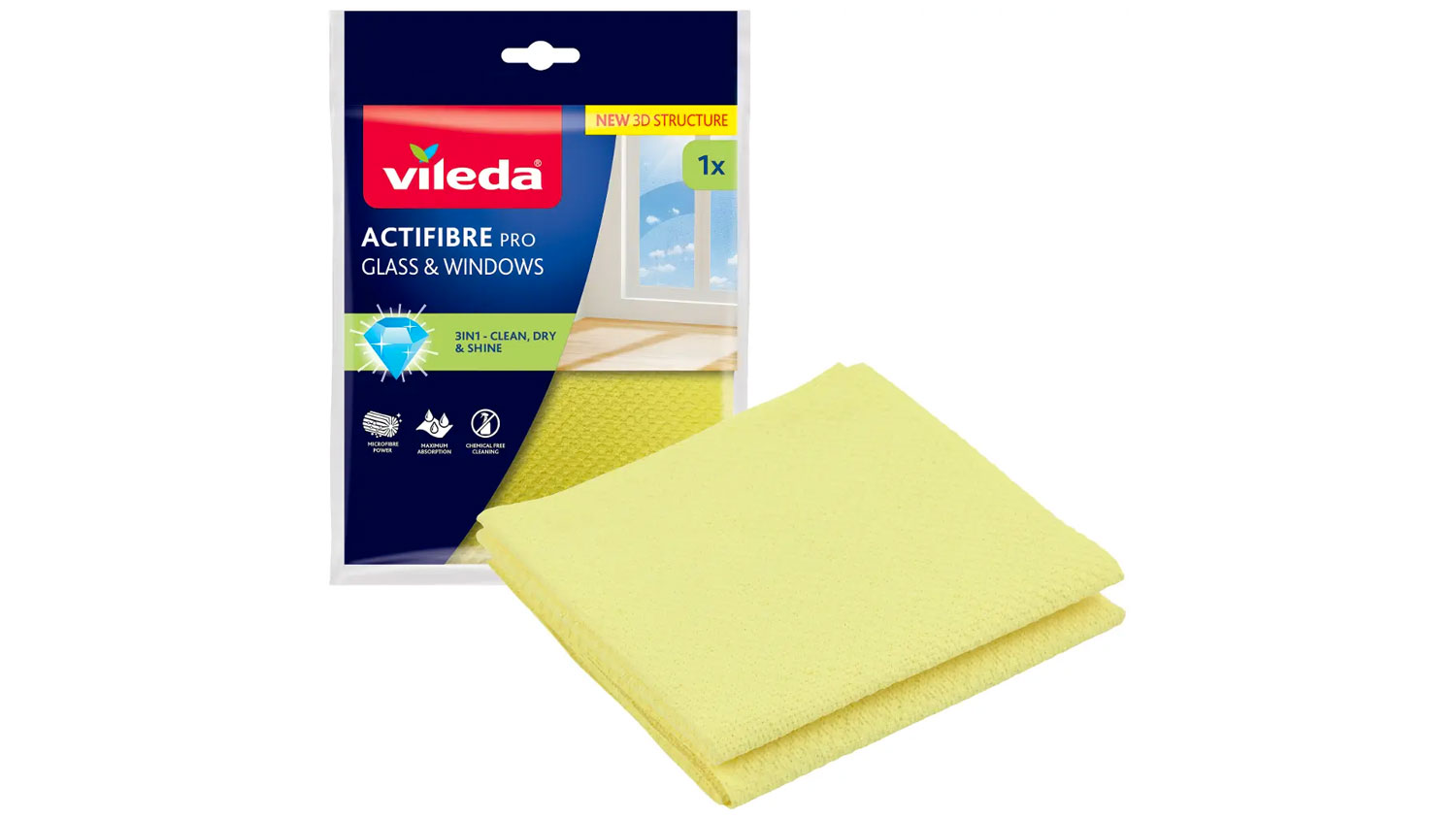 Mikrohandrička na okn&aacute; Vileda Actifibre
