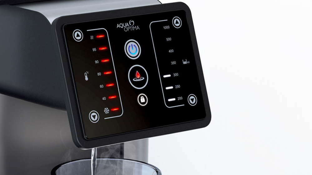 Displej ohřívače a ochlazovače přefiltrované vody Aqua Optima Aurora_03